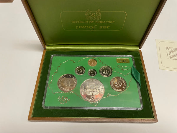 1979 Singapore Mint Proof Set with Case and COA. No. 3103