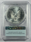 2020 (P) Silver American Eagle PCGS MS70 First Strike Flag Label