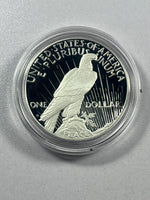 2023 S Peace Silver Dollar Proof Coin with US Mint Box and COA