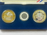 Remember Pearl Harbor, The Surrender .999 Silver Rds & Coin Set in Case w/COA