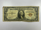 Lot of 2-1935 A Hawaii WWII Emergency Issue $1 Silver Certificate Notes-FR 2300