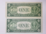 Blue Seal $1 Silver Certificates (1935C) [CU + F] [Liar's Poker SN]