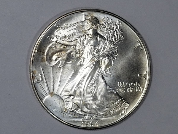 American Silver Eagle Better Date Off Quality (1994)