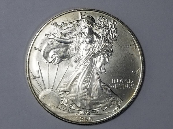 American Silver Eagle Better Date Off Quality (1996) [Lot #1]