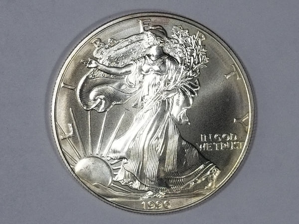 American Silver Eagle Better Date Off Quality (1996) [Lot #2]