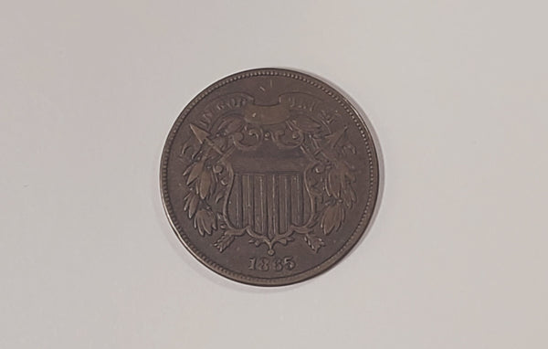 Online Special - 1865 Two-Cent Piece in Fine Condition