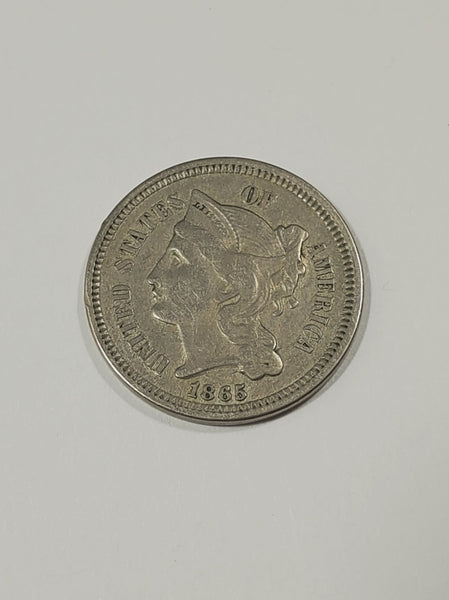 Online Special - 1865 Nickel Three-Cent Piece