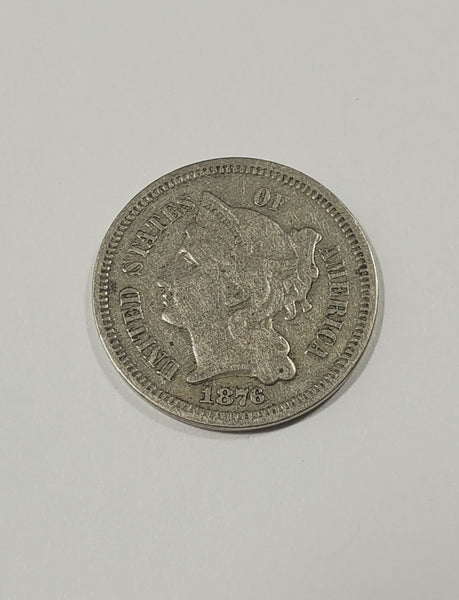 Online Special - 1876 Nickel Three-Cent Piece