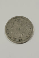 Online Special - 1883 Liberty V Nickel with Cents