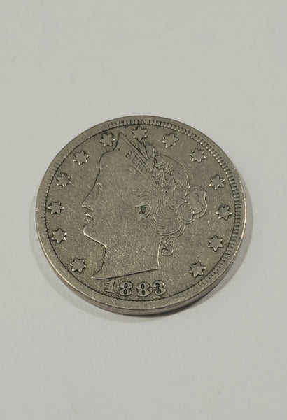 Online Special - 1883 Liberty V Nickel with Cents