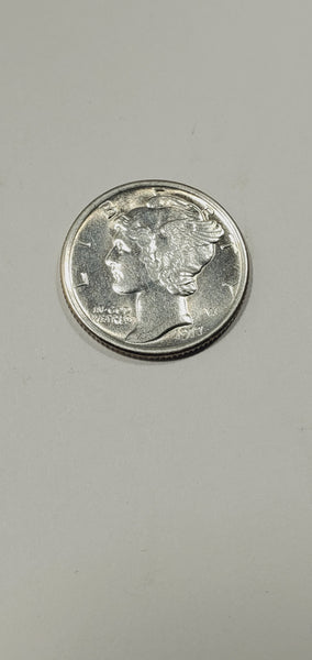Online Special - 1917 Mercury Dime with Full Split Bands (FSB)