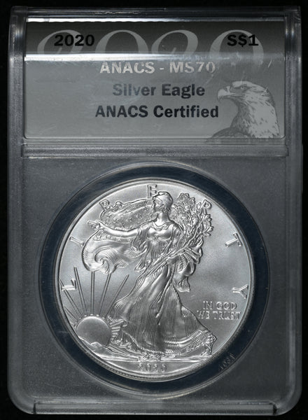2020 MS70 American Silver Eagle - ANACS