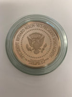 Official 1973 Presidential .925 Silver & Bronze Inaugural Medals-Nixon & Agnew*