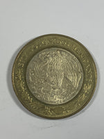 2004 Mexico 100 Pesos Bi-Metallic Silver Coin-180th Anniv of Federation -KM-692 *