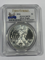 2016 PCGS MS70 30th Anniversary American Silver Eagle - First Strike *