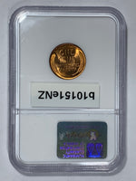 1942-D NGC MS 67 RD Lincoln Cent in Old Holder