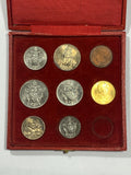 1929 Vatican City Mint Set in Orig Packaging-Missing 1 Bronze Coin-1st Year of Issue
